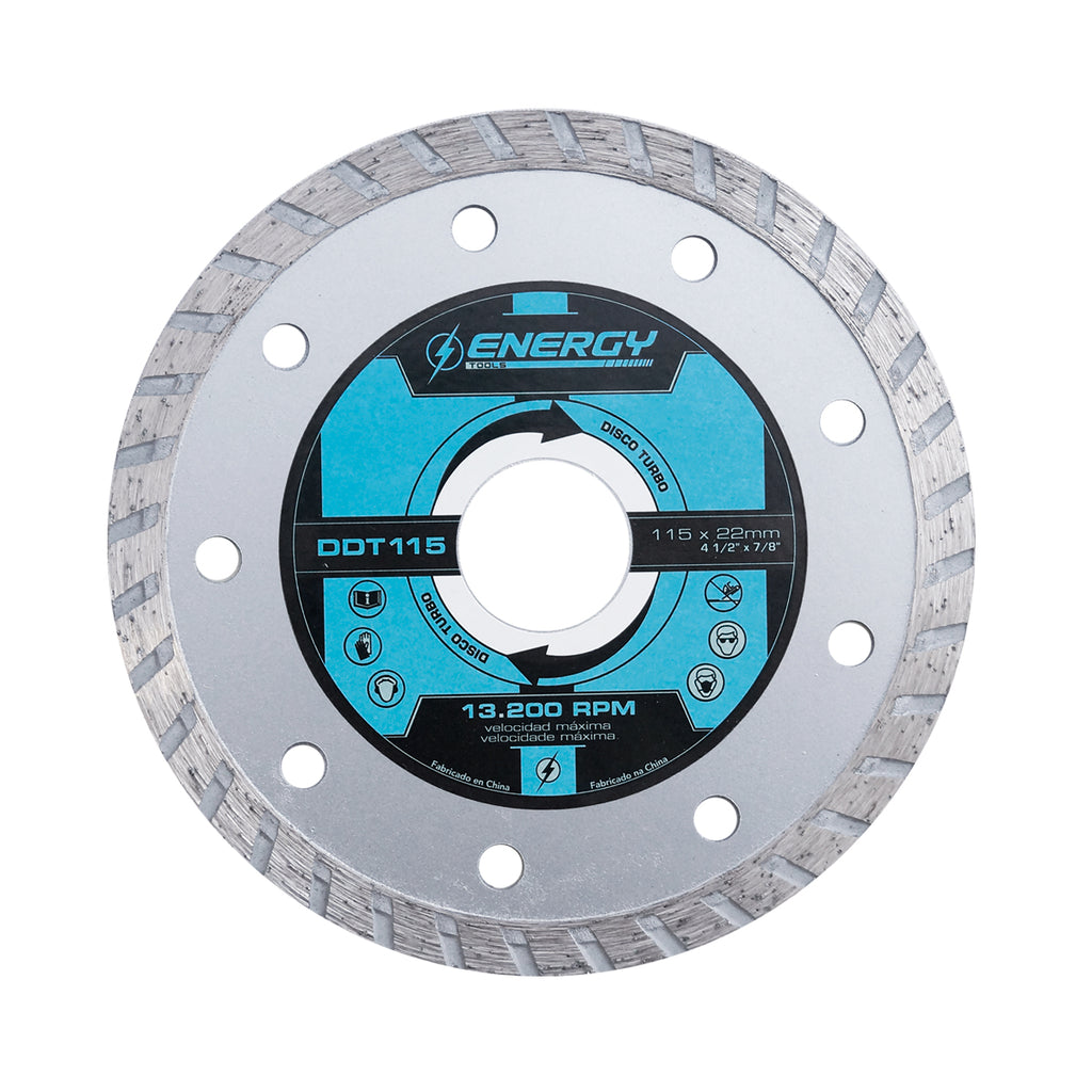 DISCO DE DIAMANTE TURBO 4 1/2 IN ENERGY