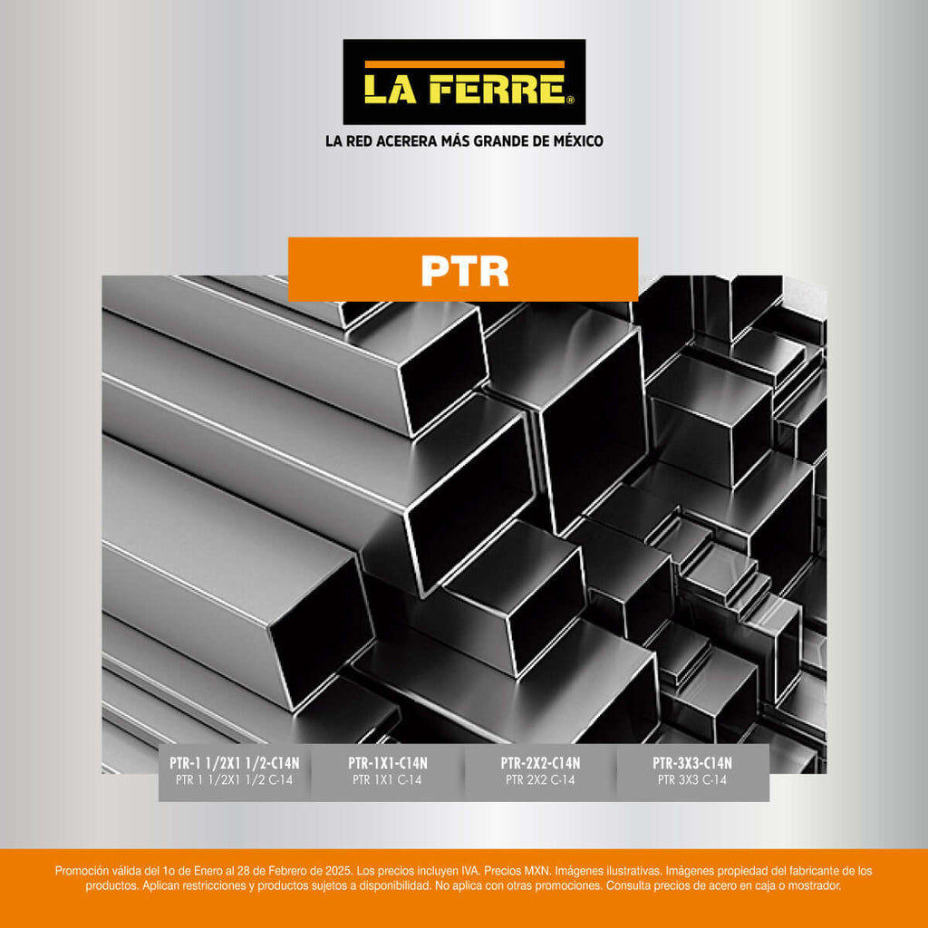 Perfil Tubular Rectangular PTR
